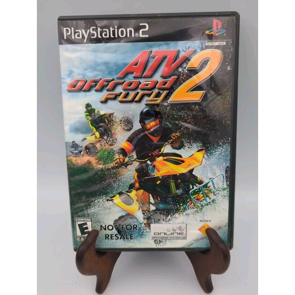 ATV Offroad Fury - Sony PlayStation 2 Video Game 2001 With Case Used Racing Game